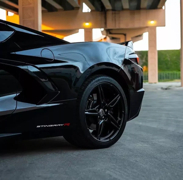 Black C8 Corvette 2024 - Image 2