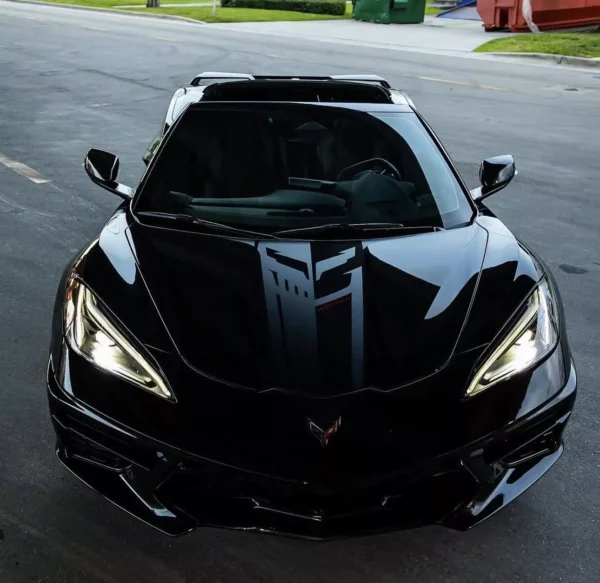 Black C8 Corvette 2024